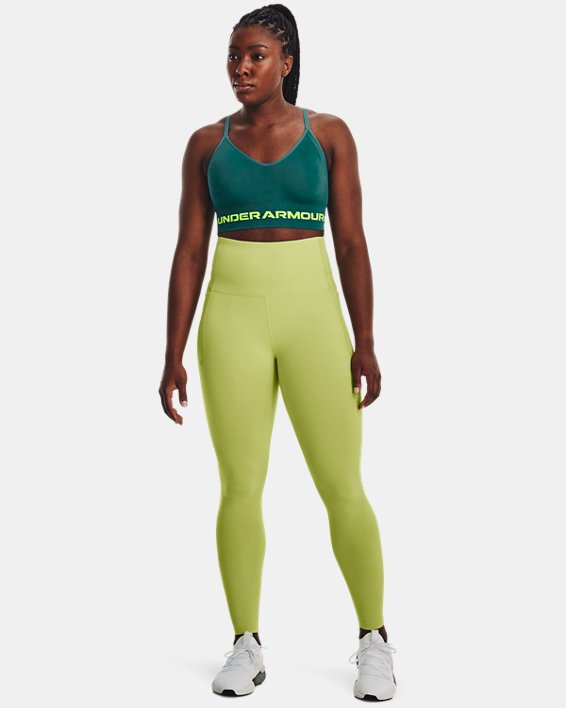 Women's UA Meridian Ultra High Rise Full-Length Leggings, Green, pdpMainDesktop image number 2